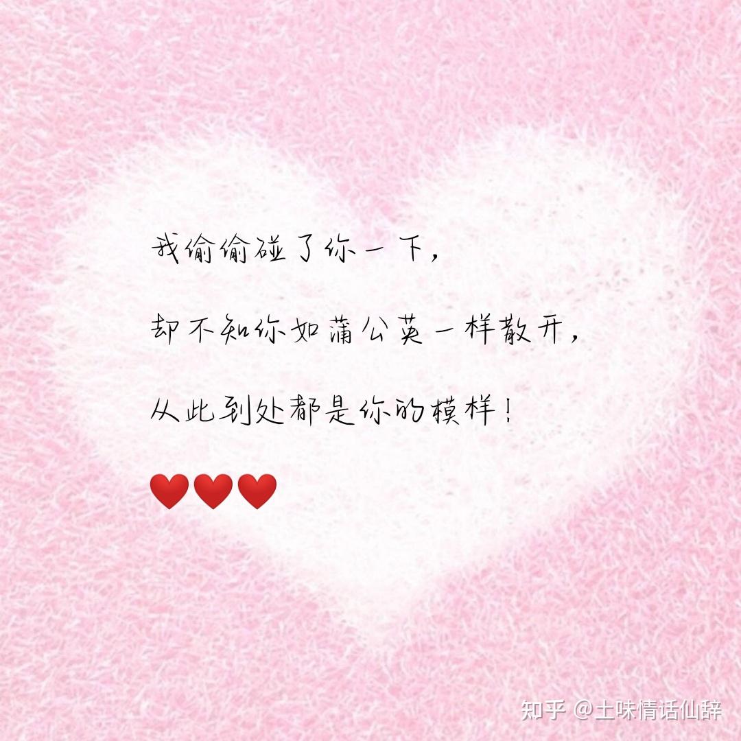 土味儿情话