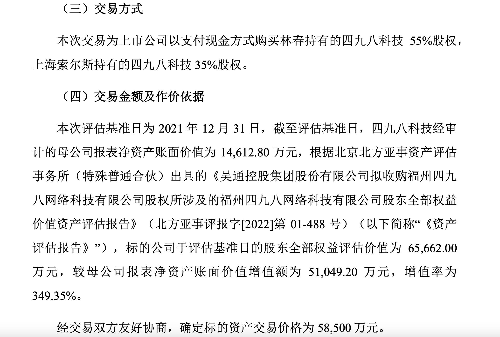 吴通股票
